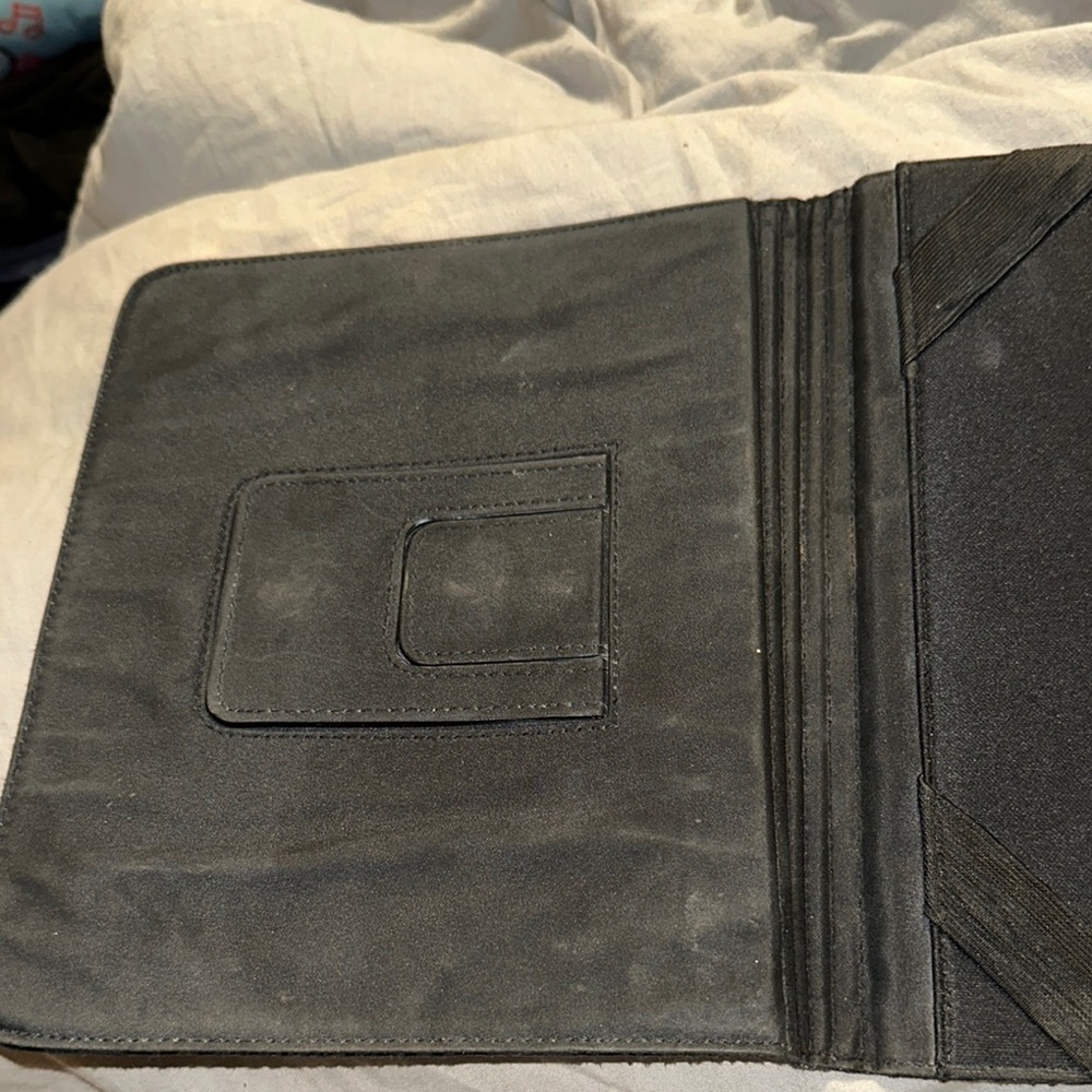 Chic Black Snakeskin Patterned Wallet Tablet Case… - image 4